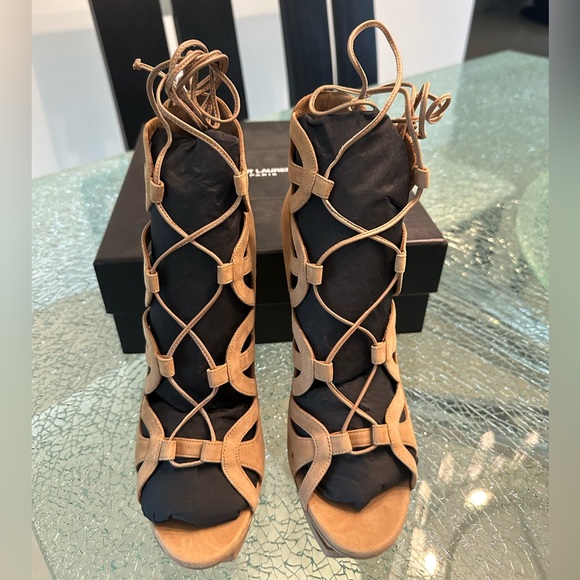 New YSL gladiator heel suede - Picture 2 of 8